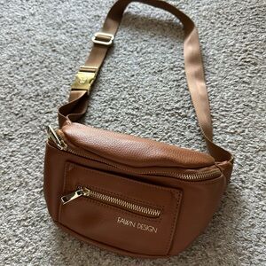 Fawn Design Tan Crossbody Bag